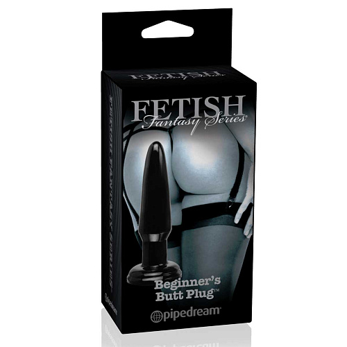 Чёрная малая анальная пробка Pipedream Beginners Butt Plug PD4426-23 (10 см)