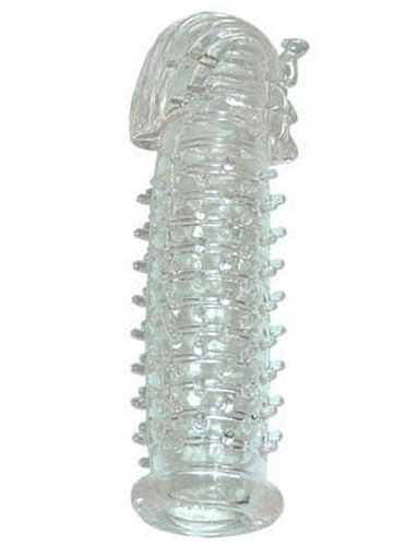 Прозрачная гелевая насадка Eroticon «Фараон» 30262 (14 см)
