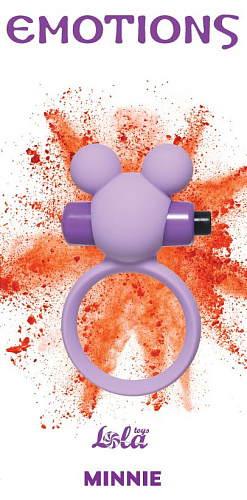 Сиреневое эрекционное виброколечко Lola toys Emotions Minnie 4005-01Lola