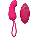 Розовое виброяйцо с пультом ДУ и 12 видами вибрации Baile Clyde BI-014236-1