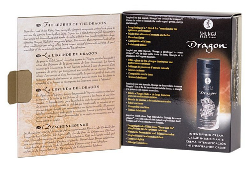 Интимный мужской крем  Дракон Shunga 5200