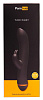 Чёрный вибратор с клиторальным отростком Pornhub Turbo Rabbit 94589 (22,2 см)