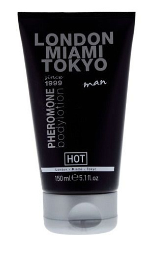 Мужской лосьон для тела с феромонами HOT London-Miami-Tokyo  55121