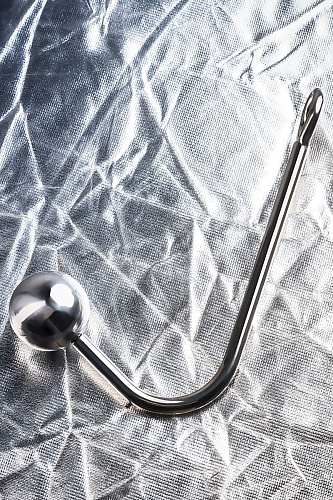 Анальный крюк для подвешивания с двумя сменными шарами ToyFa 717307