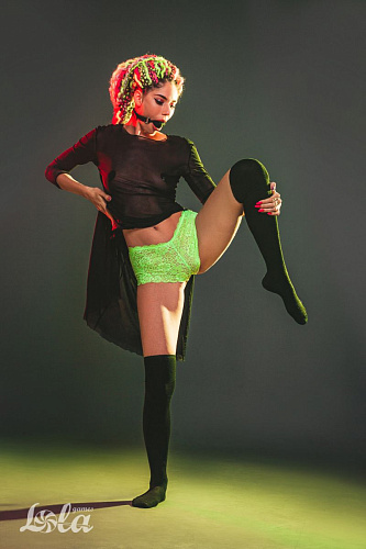 Чёрный кляп-шарик Lola toys Charmer L 1152-03lola