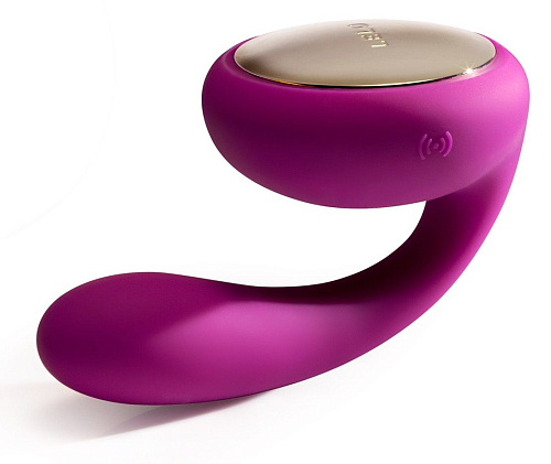 Лиловый вибромассажёр для пар Lelo Tara Deep Rose LEL7472 Tara Deep Rose