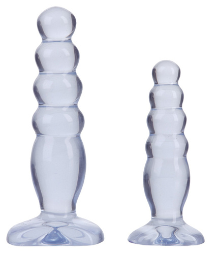 Набор прозрачных анальных ёлочек Doc Johnson 0283-11-CD