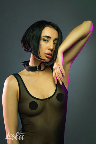 Чёрный кляп-кольцо Lola toys Modesty 1143-01lola