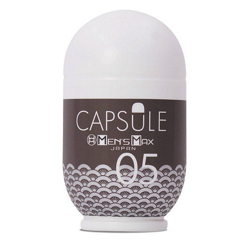 Мастурбатор чёрного цвета Men sMax Capsule 05 - OUGI ET18