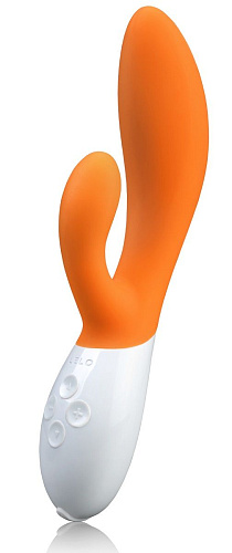 Вибромассажёр оранжевого цвета Lelo Ina 2 Orange LEL7650 (20 см)