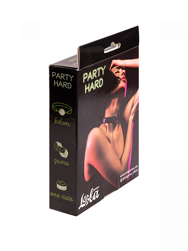 Чёрный ошейник Lola toys Intrigue 1090-01lola