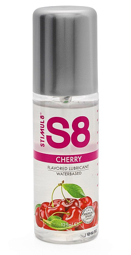 Смазка на водной основе со вкусом вишни Stimul8 Flavored Lube STC7407 (125 мл)