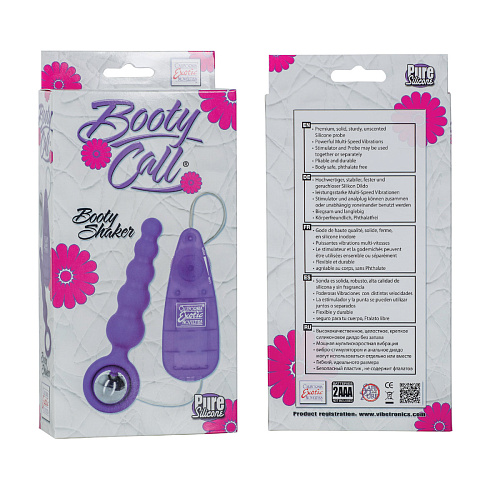 Фиолетовый вибростимулятор California Exotic Novelties BOOTY SHAKER SE-0395-20-3