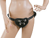 Чёрные трусики для страпона с креплением O-Ring Пикантные штучки DP625 (размер S-M-L)