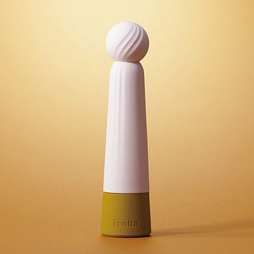 Нежно-розовый вибратор с шаровидной мягкой головкой Tenga Iroha Rin HMR-02 (14,8 см)