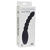 Чёрный анальный вибростимулятор-ёлочка Howells Lovers Beads 174201black (19 см)