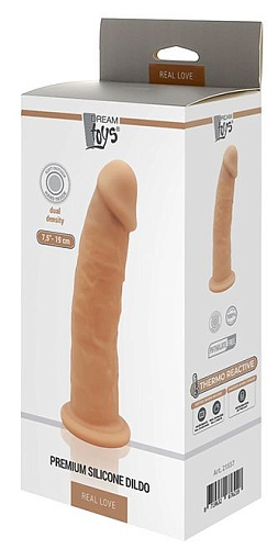 Телесный фаллоимитатор на присоске Dream Toys DILDO 7.5INCH 21557 (19 см)