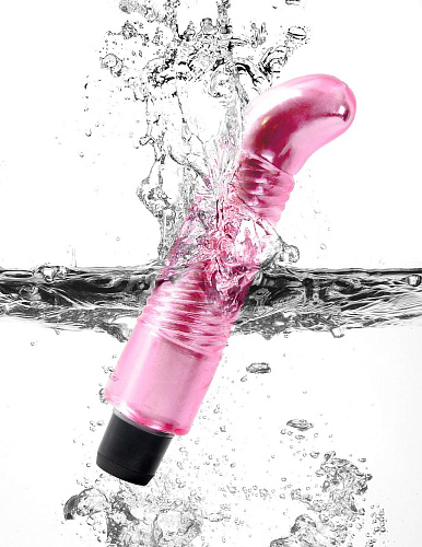 Розовый вибратор Pipedream JELLY GEMS №3 PD1453-11 (21 см)