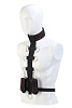Чёрный шейный воротник и манжеты на запястья Dream Toys COLLAR BODY RESTRAINT 21639