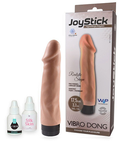 Реалистичный вибратор телесного цвета Sitabella JOYSTICK SB-112101JS (17,5 см)