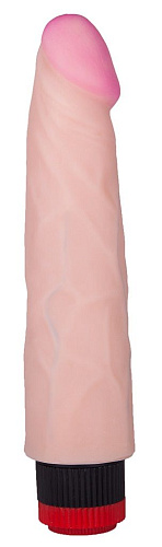 Вибратор-реалистик с рельефом из вен телесного цвета LOVETOY (А-Полимер) ART-Style №16 008407 (20 см)