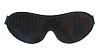 Чёрная перфорированная маска на глаза БДСМ арсенал 58010ars