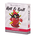 Красный стимулирующий презерватив-насадка Sitabella Roll Ball Raspberry 1427