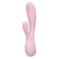 Розовый вибратор-кролик с управлением через приложение Satisfyer Mono Flex J2018-87-3 (20,4 см)