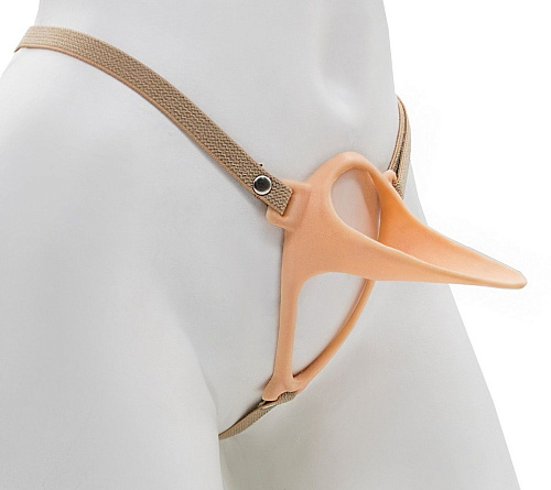 Эректор с фиксацией телесного цвета LOVETOY (А-Полимер) 752400