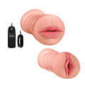 Двусторонний мастурбатор с вибропулей телесного цвета Lola toys Satisfaction Lucky charm 2101-06lola