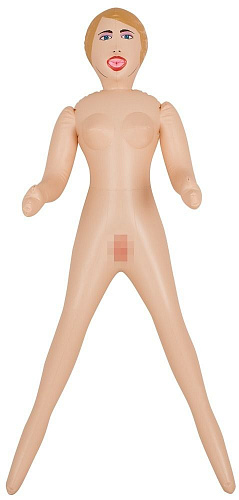 Кукла с вибратором и насосом цвета тела Orion Nature Skin 0514594