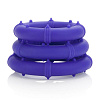 Набор фиолетовых эрекционных колец California Exotic Novelties Posh Silicone Love Rings SE-1369-25-3