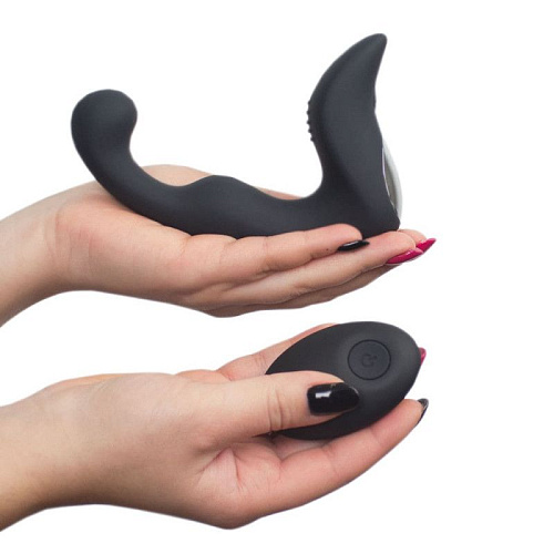 Чёрный вибростимулятор простаты RestArt JAYRA-335