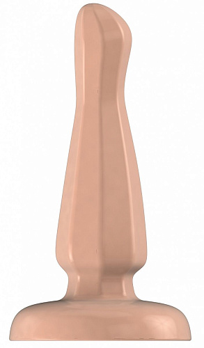 Анальный стимулятор телесного цвета Shots Media BV Bottom Line 6 Model 3 Rubber Flesh BTM011FLE (15,5 см)