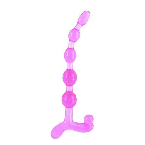 Розовый анальный стимулятор Baile BI-040005-0101S (22 см)