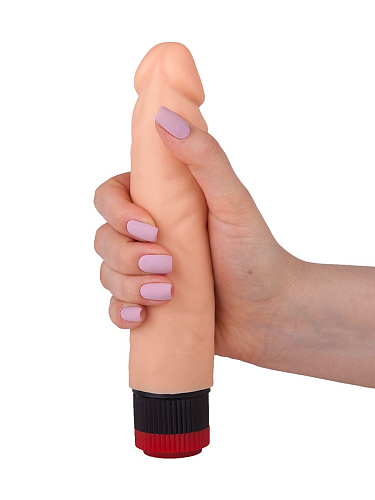 Телесный вибратор-реалистик со встроенным пультом управления LOVETOY (А-Полимер) 117100 (16,5 см)