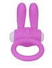 Розовое виброколечко для пениса Lovetoy Power Rabbit Clit Cockring LV1422-pink