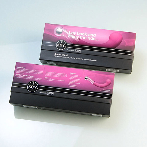 Оригинальный розовый массажёр Jopen Comet G-Sport JO-8070-00-3 (20 см)