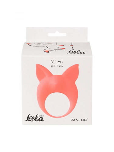 Оранжевое эрекционное кольцо Lola toys Kitten Kyle 7000-21lola
