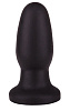 Чёрная овальная пробочка на ножке LOVETOY (А-Полимер) 426400 (10 см)