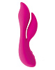 Розовый вибратор с клиторальным стимулятором JOJO Phoenix 360004 (10 см)