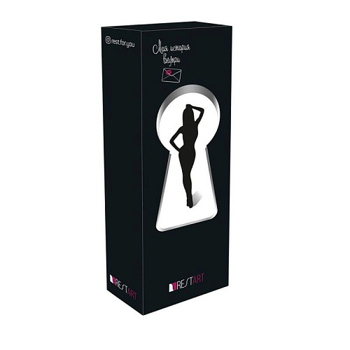 Синяя анальная цепочка с вибрацией и пультом ДУ RestArt Lexi RA-327 (21 см)