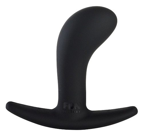 Чёрная анальная пробка Fun Factory Bootie S 24908 (7,5 см)