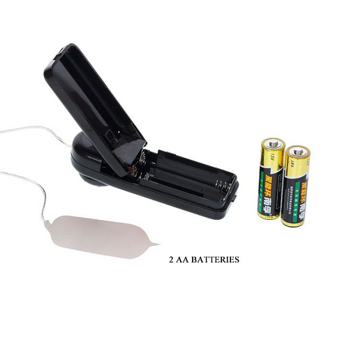 Виброяичко с хвостиком и выносным пультом телесного цвета Baile BI-014085