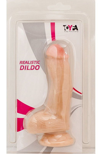 Телесный фаллос на присоске ToyFa 962018 (10 см)