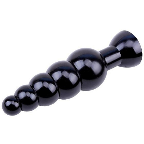 Чёрная анальная ёлочка Chisa Large Anal Bead CN-131267184 (18,5 см)