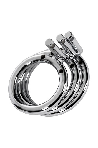 Стальной пояс верности на замочке ToyFa 717203