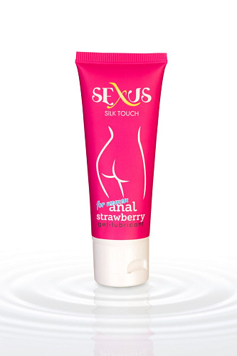 Анальный гель для женщин с ароматом клубники Sexus Silk Touch Strawberry Anal  817006