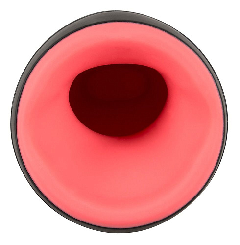 Мини-мастурбатор с функцией подогрева в чёрно-розовом цвете Orion 05880670000