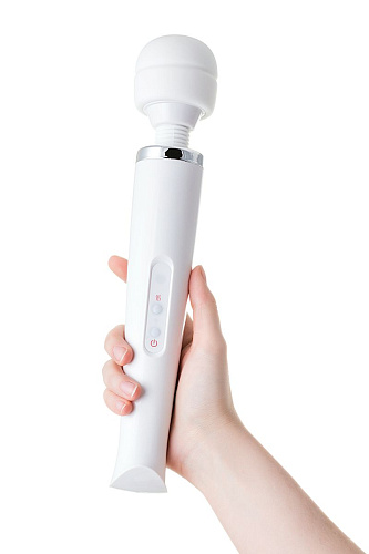 Белый вибромассажёр ToyFa L’EROINA Super Massager 561009